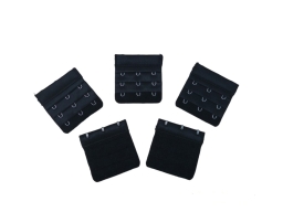 MIẾNG NỐI ÁO CÀI 3 - BLOCK 5 CÁI -  MÀU ĐEN